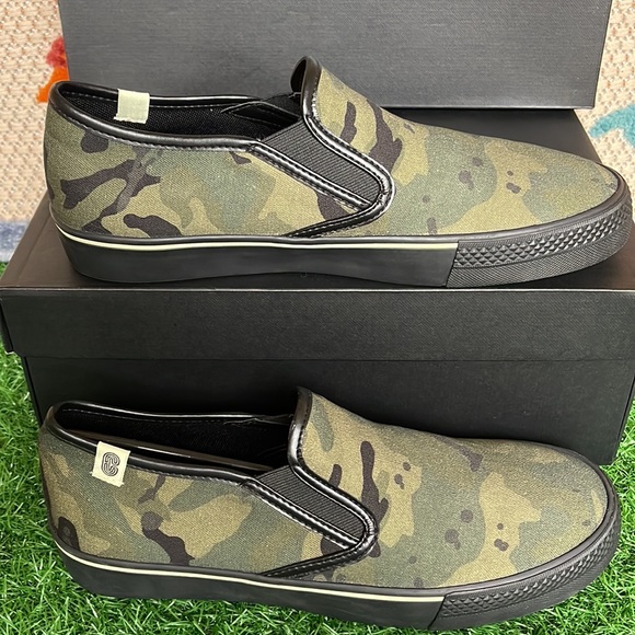 Coach Slip On Skate Sneaker In Camo Print CA011 Mens - Picture 6 of 16